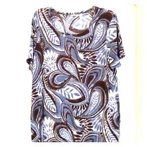 Chico’s Short Sleeved Blouse.